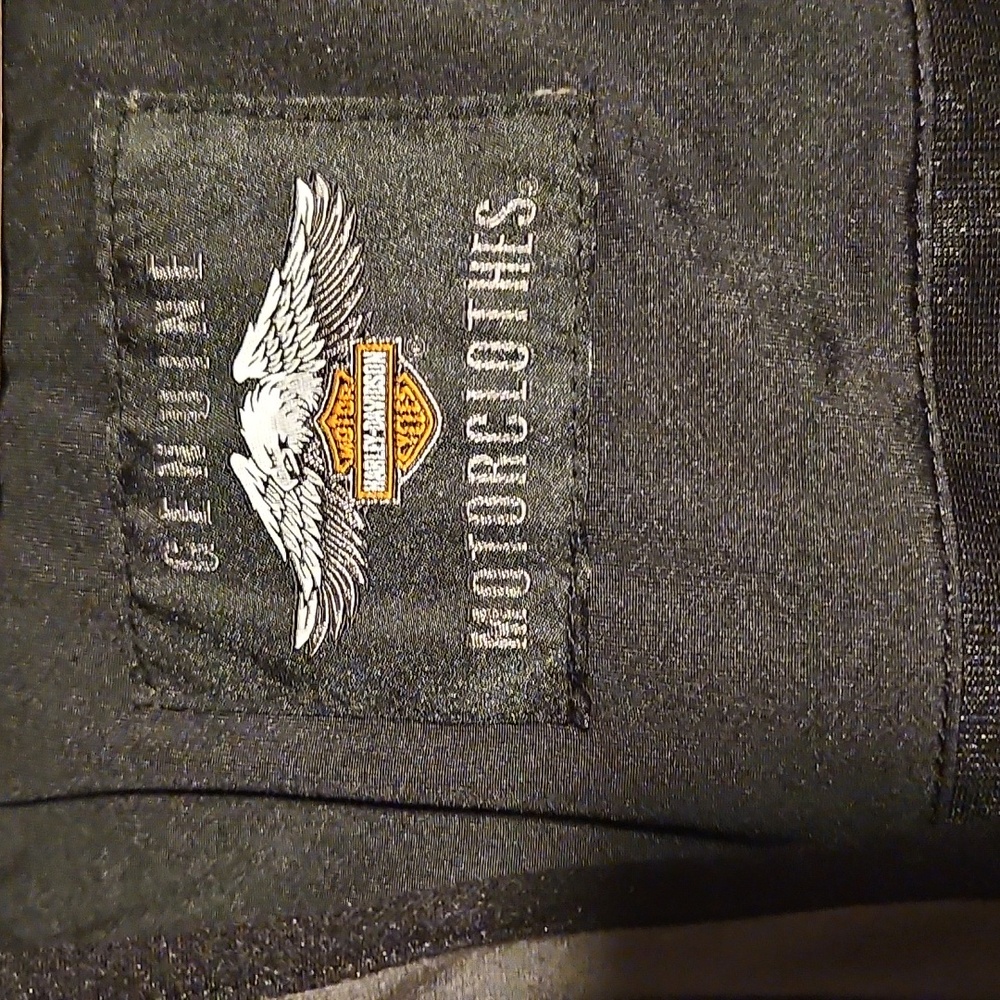 Harley-Davidson Gray Hooded Zip Jacket with Black Logo - Picture 2 of 3